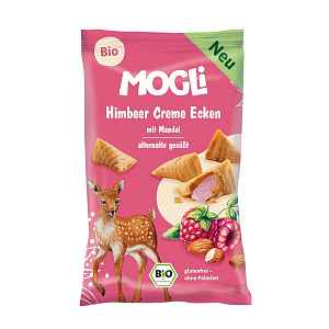 MOGLi BIO Plněné malinové taštičky 30 g