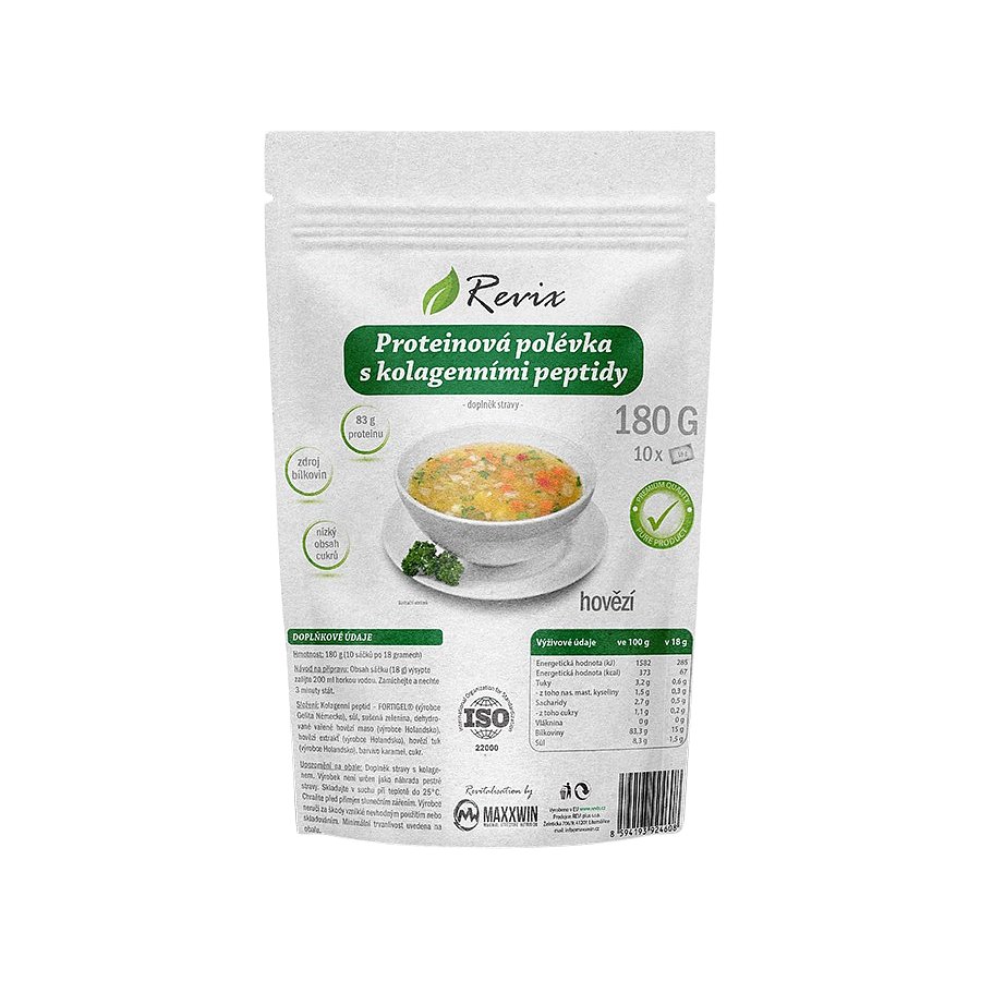 Revix Proteinová hovězí polévka 180g
