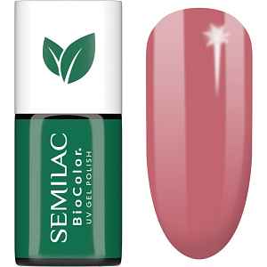 Semilac UV Hybrid BioColor gelový lak na nehty s použitím UV/LED lampy odstín 717 Rose Pink Meadow 7 ml