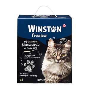 Winston Hrudkující stelivo Ultra Comfort se svěží vůní se skládá  6 l