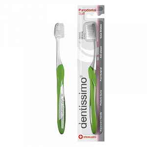 Dentissimo® švýcarský zubní kartáček PARODONTAL na podrážděné dásně, měkký 1ks
