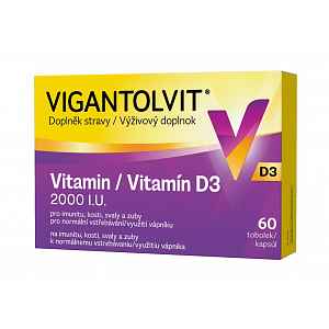 VIGANTOLVIT D3 2000 I.U., 60 tobolek