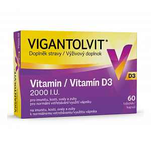 VIGANTOLVIT D3 2000 I.U., 60 tobolek