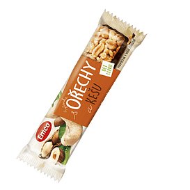 Emco Tyčinka Ořechy a kešu 3x35g