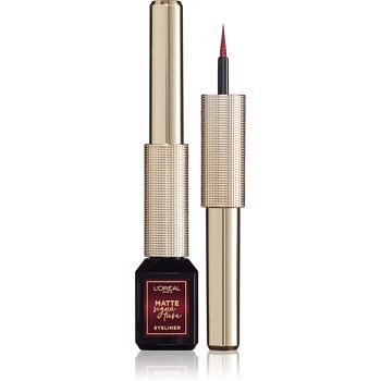 L’Oréal Paris Superliner Matte Signature tekuté oční linky odstín 05 Burgundy Signature