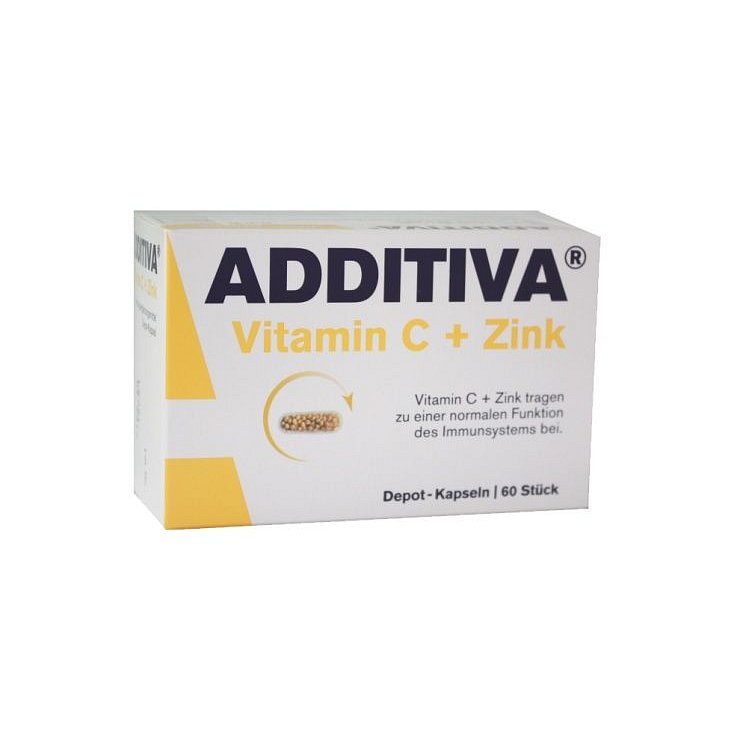 Additiva Vitamin C + zinek 60 kapslí