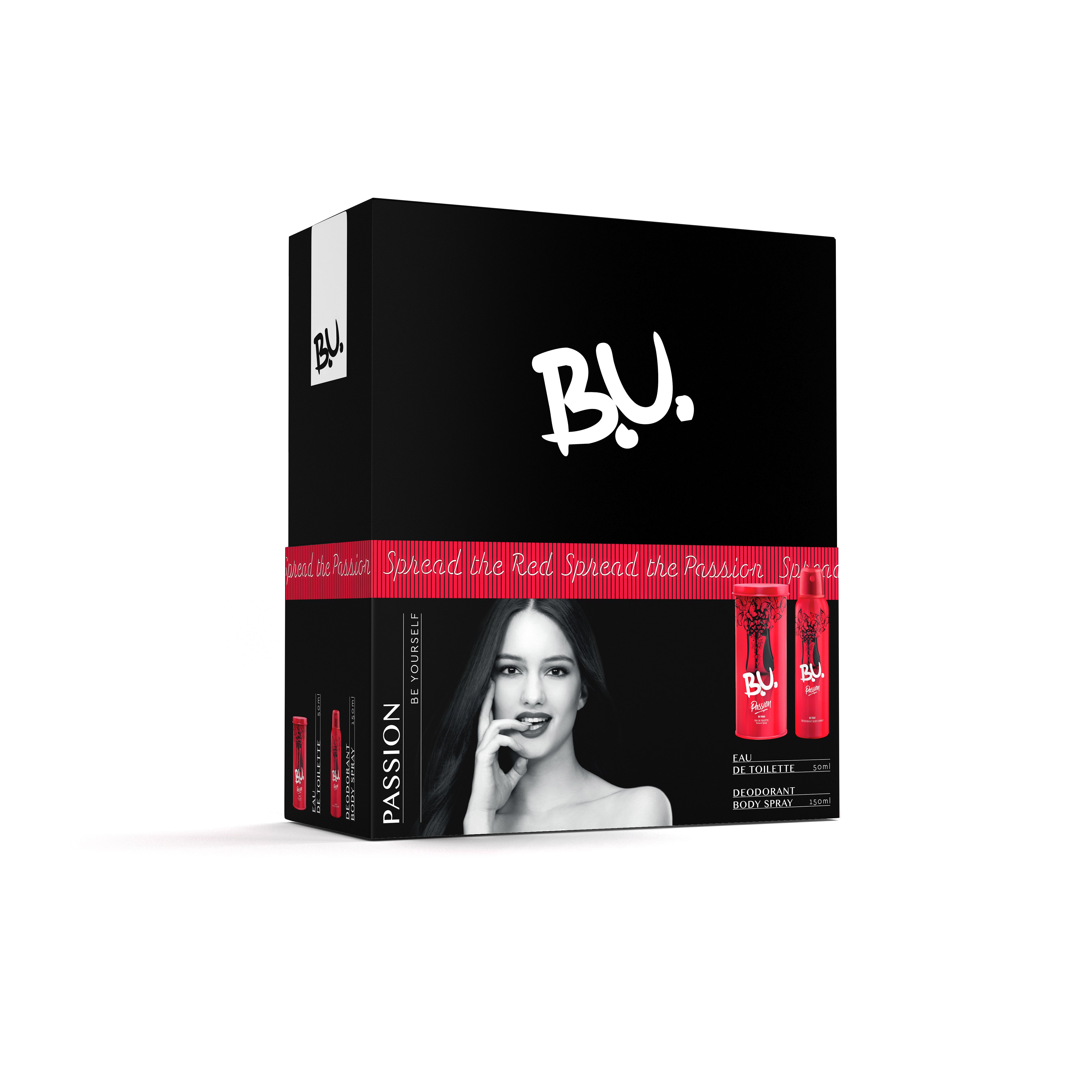B.U. PASSION EDT + deodorant 50 ml + 150 ml