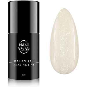 NaniNails NANI Amazing Line gelový lak na nehty odstín Ivory Shimmer 5 ml