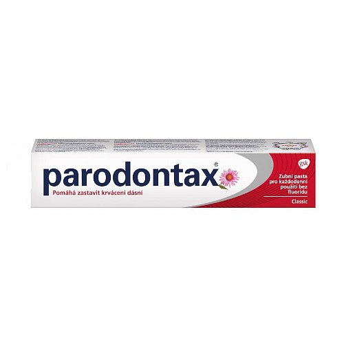 Parodontax Zubní pasta proti krvácení dásní bez fluoridu Classic Tripack 3 x 75 ml