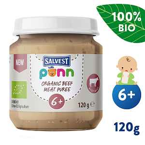 SALVEST Põnn BIO Hovězí pyré 120 g