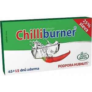 Chilliburner podpora hubnutí tablety 45ks + 15 zdarma