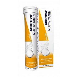 Additiva Multivitamin pomeranč 20 šumivých tablet