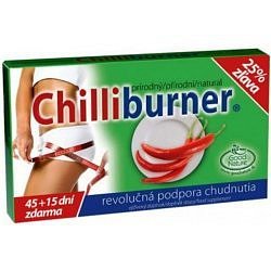 Chilliburner podpora hubnutí tablety 45ks + 15 zdarma