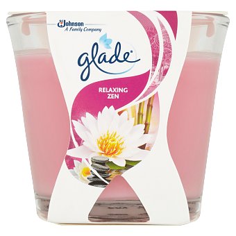 Glade Relaxing Zen parfémovaná svíčka 70 g