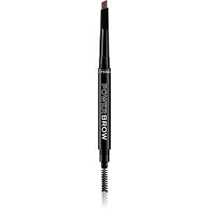 Revolution Relove Power Brow tužka na obočí s kartáčkem odstín Dark Brown 0,3 g