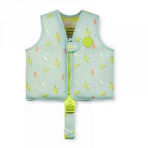 Saro Baby plavecká neoprenová vesta s UV ochranou (1-3r) Tropicool Green