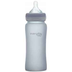 Láhev sklo, odolná, 300ml quiet grey