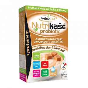 Nutrikaše probiotic protein a slaný karamel 3x60g