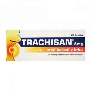 Trachisan 8 mg proti bolesti v krku orální pastilky 20 x 8 mg