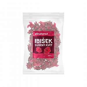 Allnature Ibišek sušený květ 250 g
