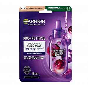 Garnier Skin Naturals Pro-Retinol vyhlazující sérum maska 22 g