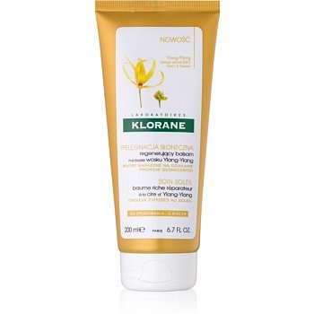 Klorane Ylang-Ylang obnovující kondicionér pro vlasy namáhané sluncem  200 ml