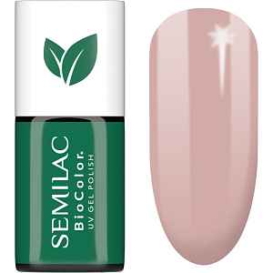 Semilac UV Hybrid BioColor gelový lak na nehty s použitím UV/LED lampy odstín 715 Yoga On Sand 7 ml