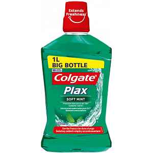 Colgate Plax Multi Protection Soft Mint ústní voda bez alkoholu 1000 ml