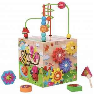 2Kids Toys Motorická kostka s labyrintem Veselá zvířátka – 2Kids Toys, 3+