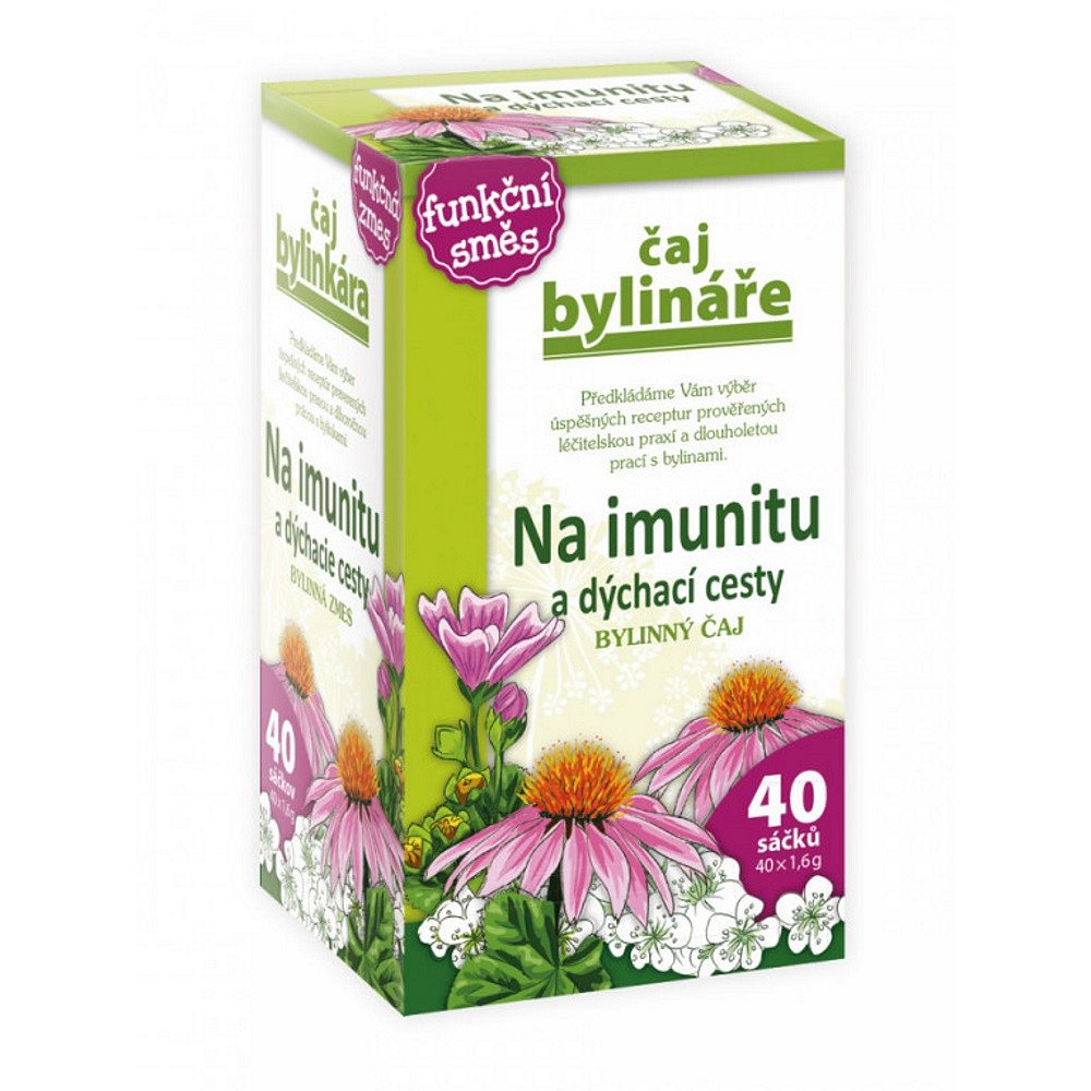 BYLINÁŘ Bylinný čaj Na imunitu a dýchací cesty 40x1,6 g