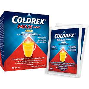 Coldrex MAXGrip horký nápoj citron 10 ks