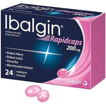 Ibalgin Rapidcaps 200 tobolky 24ks