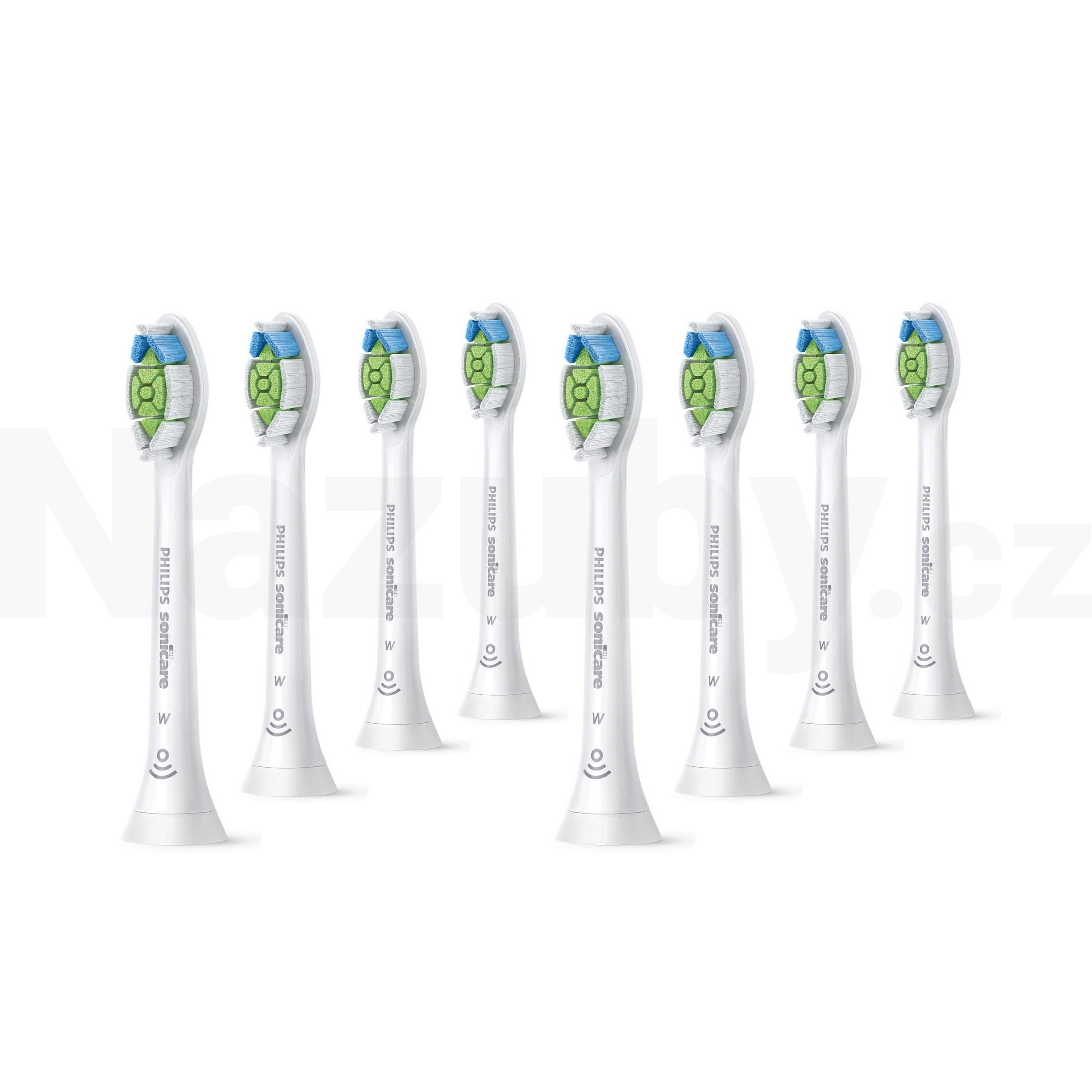 Philips Sonicare W Optimal White HX6068/12, náhradní hlavice, 8 ks