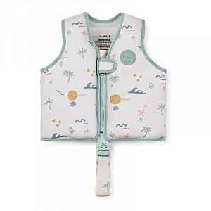 Saro Baby plavecká neoprenová vesta s UV ochranou (3-6r) Good Vibes