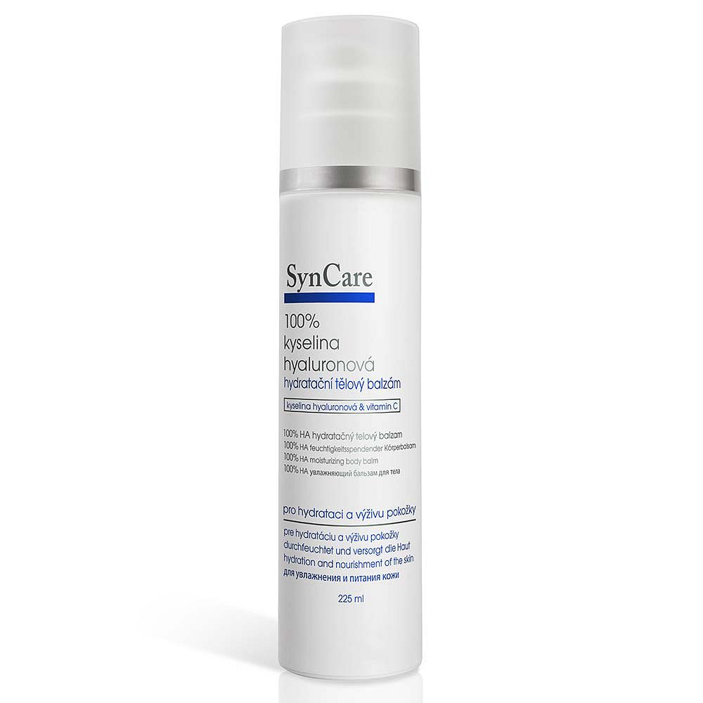 SYNCARE Hydratační tělový balzám 100% kyselina hyaluronová 225 ml