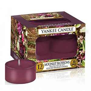 Yankee Candle Aromatické čajové svíčky Moonlit Blossoms  12 x 9,8 g