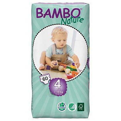 BAMBO Nature Maxi plen.k. 7-18kg 60ks
