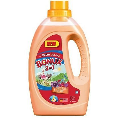 Bonux Colors Touch prací gel, 20 praní 1,1 l