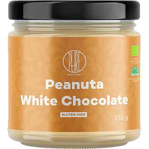 BrainMax Pure® Peanuta White Chocolate, Arašídový krém s bílou čokoládou, BIO, 250 g