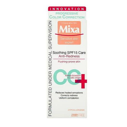 Mixa Anti-Red CC krém proti začervenání pleti 50ml