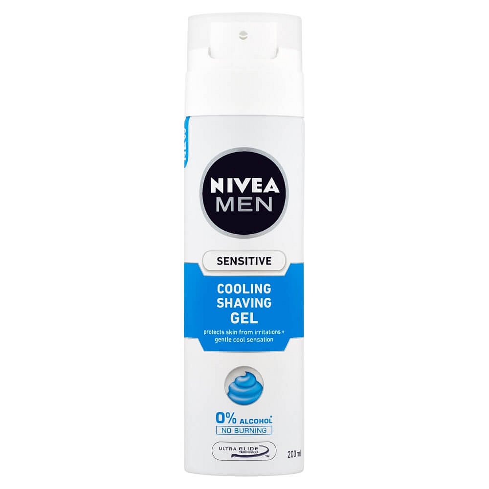 NIVEA gel na holení SensitiveCool 200 ml