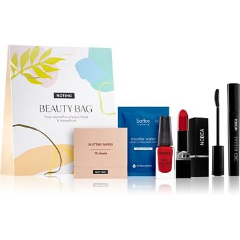 Notino Beauty Bag kosmetická sada pro smyslný vzhled Red odstín