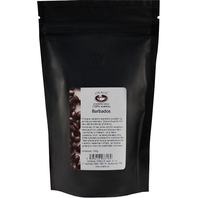 Oxais Barbados - mletá káva 150g