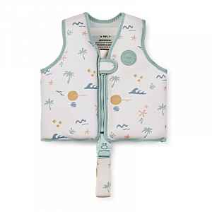 Saro Baby plavecká neoprenová vesta s UV ochranou (1-3r) Good Vibes