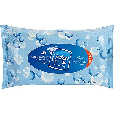 Vlhčené ubrousky LINTEO Satin koupelnové 40ks