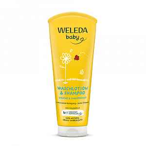 Weleda Baby Měsíčkový mycí krém a šampon 200 ml