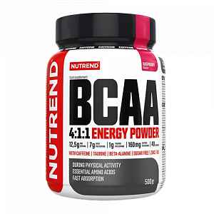 Nutrend BCAA 4:1:1 Energy Powder malina 500 g