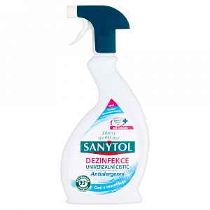 SANYTOL Dezinfekce univerzální čistič antialergenní sprej 500ml
