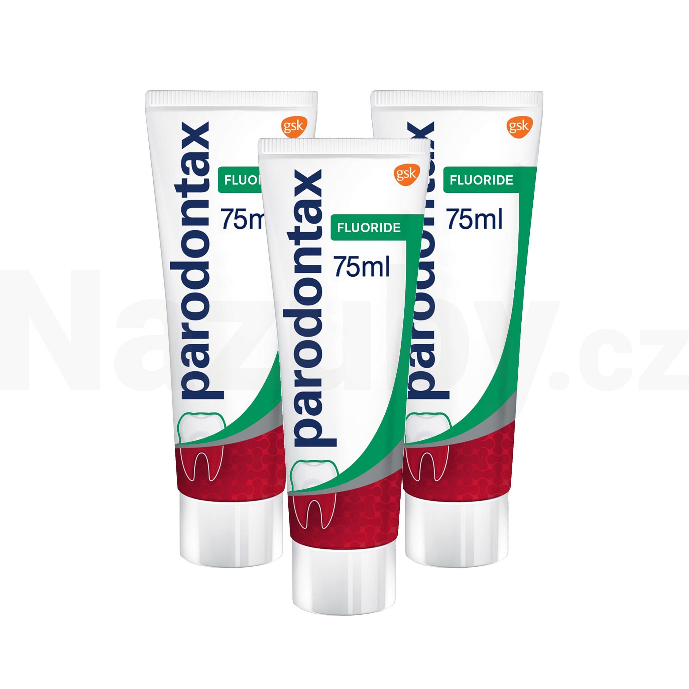 Parodontax Fluorid zubní pasta 3×75 ml výhodné balení 3×75 ml