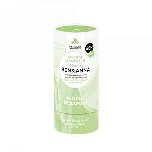 BEN & ANNA Lemon & LimeTuhý deodorant sensitive 40 g